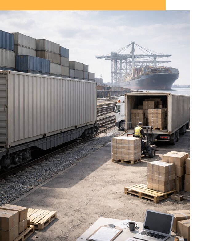 Мультимодальные перевозки грузов по миру от 45599 руб