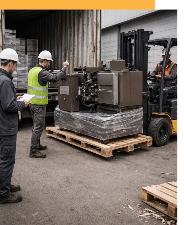 Доставка промышленного оборудования из Европы от 45599