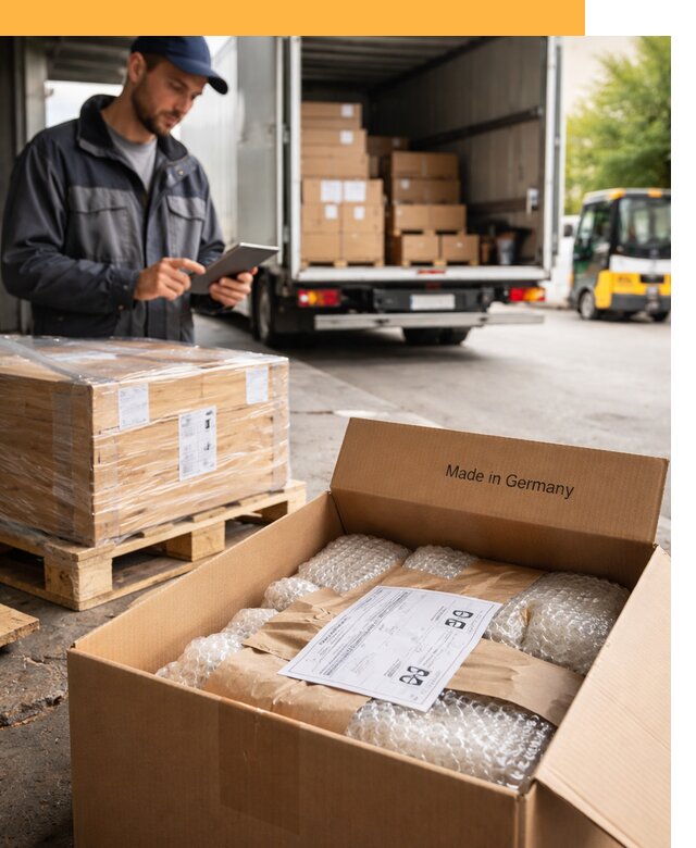 Доставка грузов из Германии от 45599 руб с таможенным оформлением