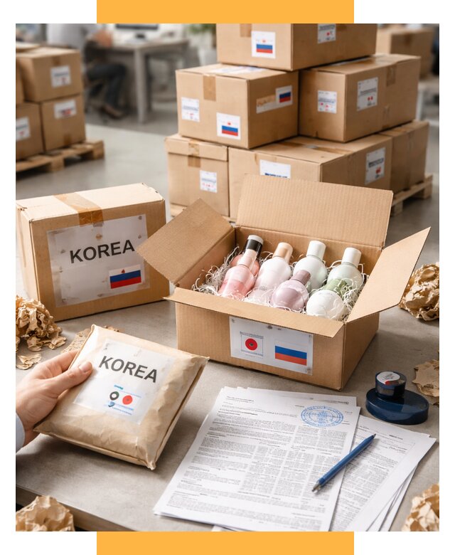 Доставка косметики из Кореи от 8613 р. под ключ | СетСервис-Тпк