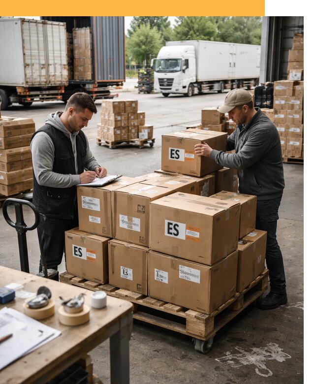 Доставка грузов в Испанию автотранспортом от 35466 руб