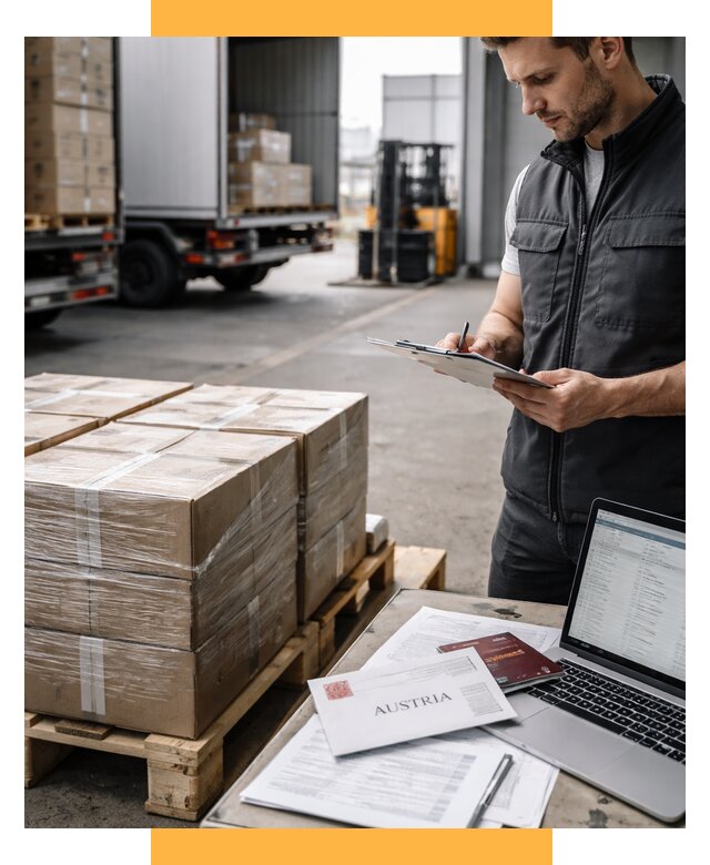 Доставка в Австрию от 65865 р. Логистика и экспорт СетСервис-Тпк