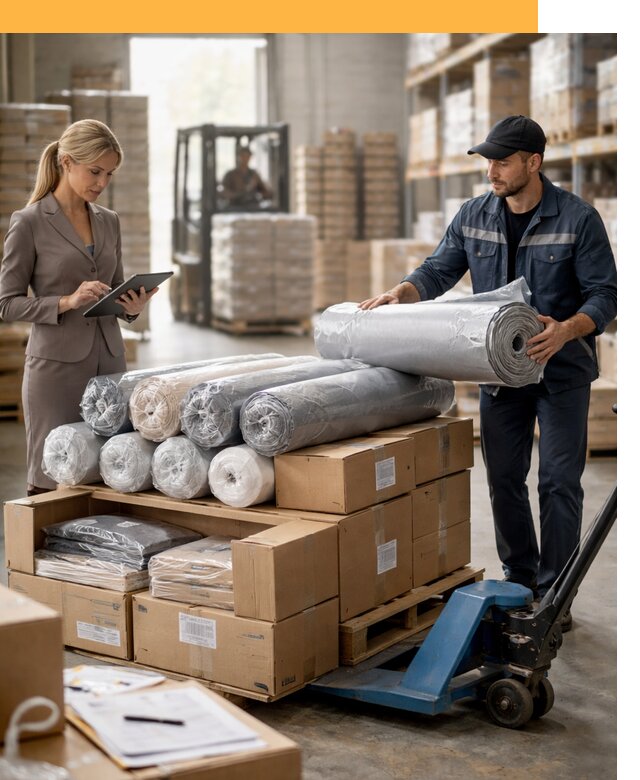 Перевозка текстиля по миру от 15200 руб. с таможней и страхованием