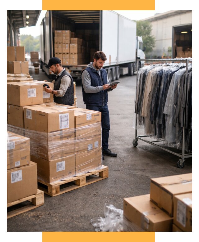 Перевозка и доставка одежды из Китая от 7600 р., СетСервис-Тпк