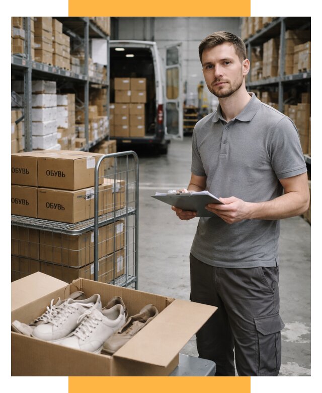 Доставка обуви из Китая и Турции от 4560 р. СетСервис-Тпк