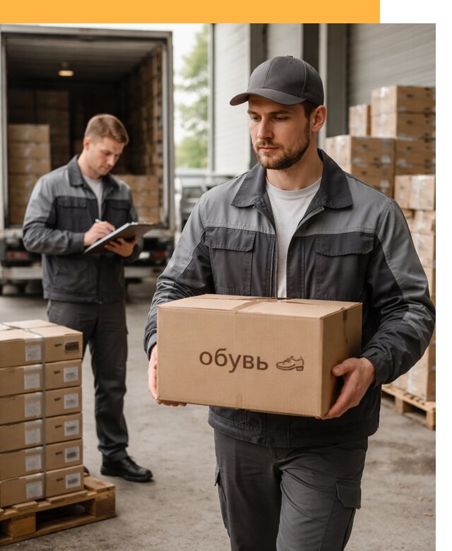 Международная перевозка обуви с таможенным оформлением от 4560