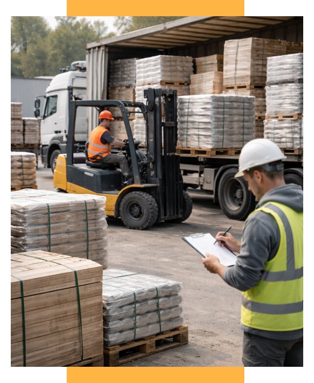 Перевозка строительных материалов от 5573 р. | СетСервис-Тпк