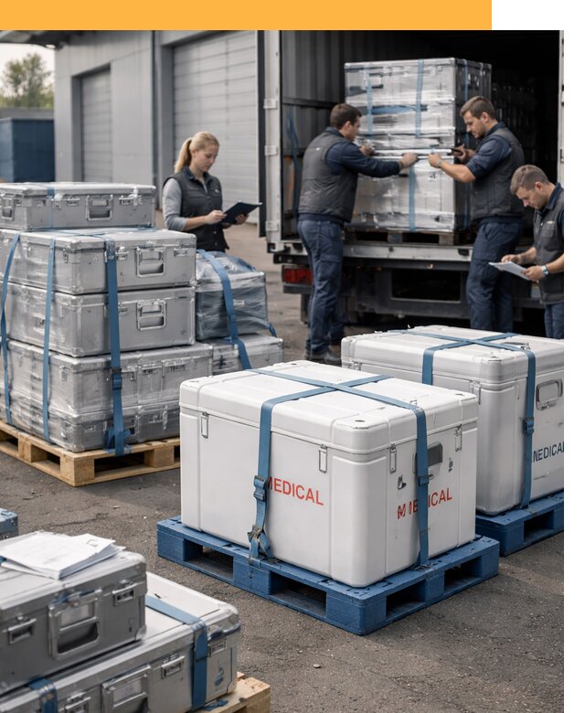 Перевозка медицинского оборудования по всему миру от 15200 руб