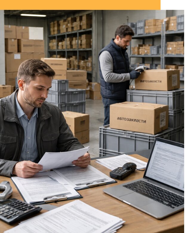Таможенное оформление автозапчастей по выгодным тарифам от 8613