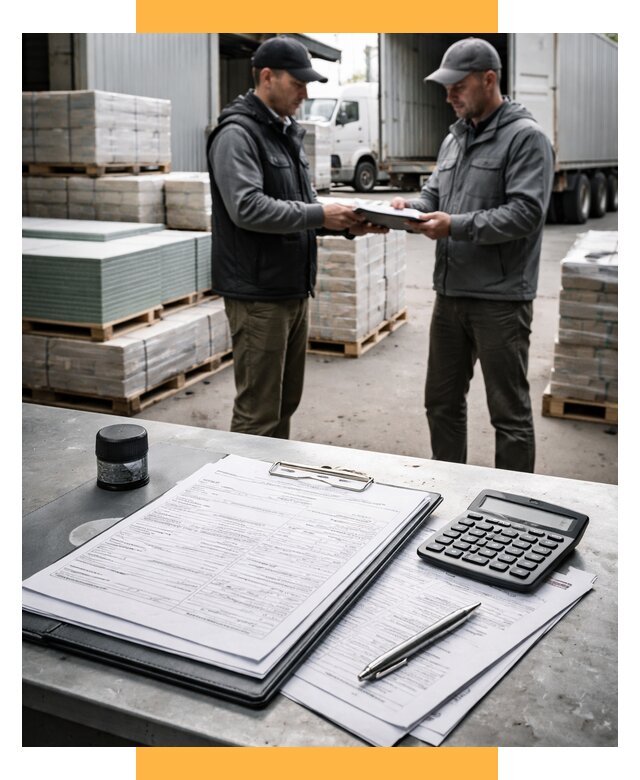 Таможенное оформление стройматериалов от 8613 р. | СетСервис-Тпк