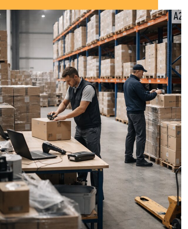 Склад консолидации в Европе: хранение, сортировка от 6586